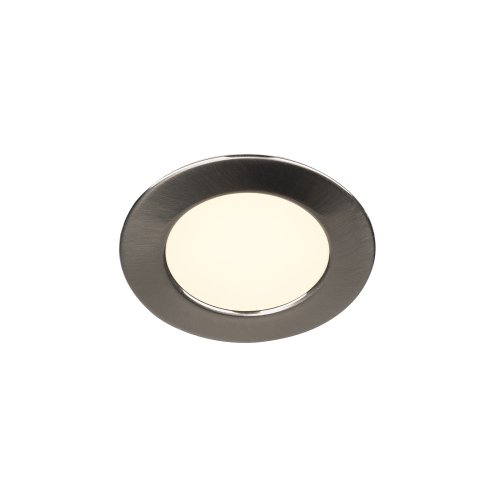 SLV Downlight DL 126 LED, rond, geborsteld metaal, 2700 K - Slv 112165 1 h rgb - 20208413