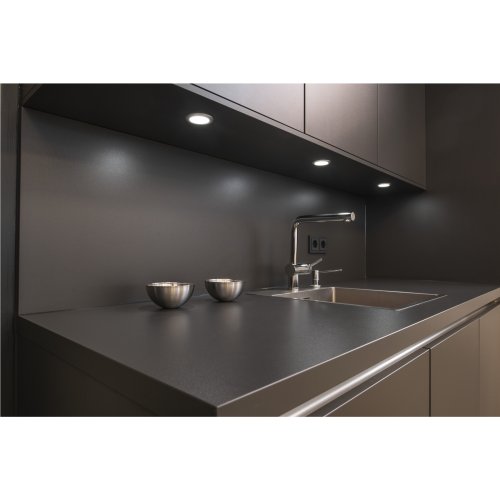 SLV DL 126 LED, downlight, rond, geborsteld metaal, warm wit, 12 V - Slv 112225 a2 h rgb - 20028464