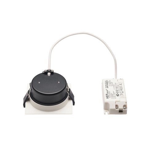 SLV VERLUX, inbouwarmatuur, led, 3000K, mat wit, L/B/D 8,5/8,5/4,5 cm, 10W - Slv 112682 2 rgb - 20028466