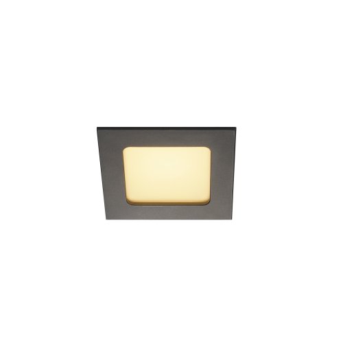 SLV FRAME BASIC LED set, downlight , mat zwart, 6 W, 3000 K, incl. driver - Slv 112720 1 h rgb - 20208416