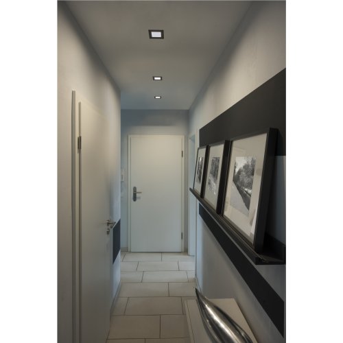 SLV FRAME BASIC LED set, downlight , mat zwart, 6 W, 3000 K, incl. driver - Slv 112720 a1 rgb - 20208416