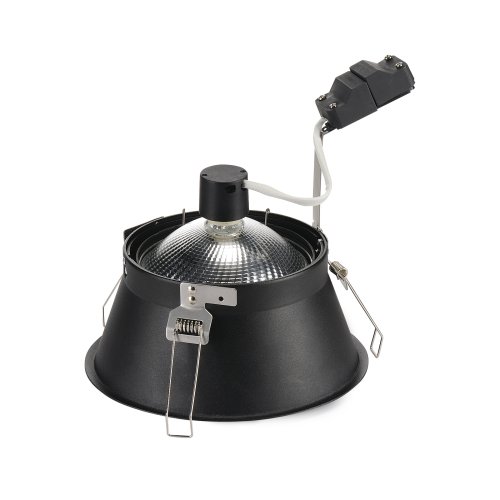 SLV HORN-T inbouwarmatuur, QPAR111 , mat zwart, GU10, max. 50 W - Slv 113170 2 rgb - 20028485
