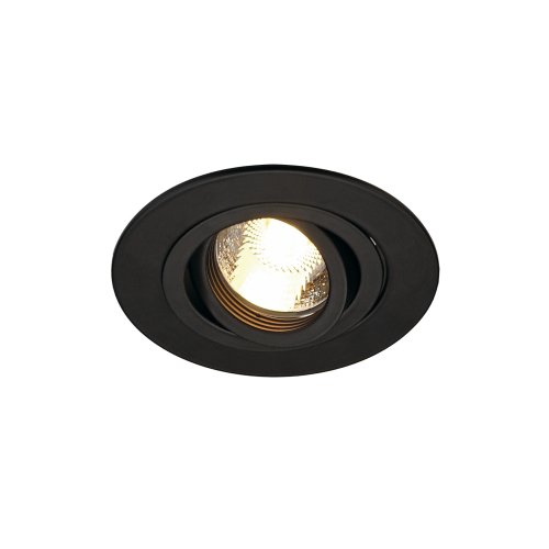 SLV NEW TRIA XL ROUND GU10 downlight, mat zwart, max. 50 W, incl. spiraalv - Slv 113440 1 h rgb - 20028489