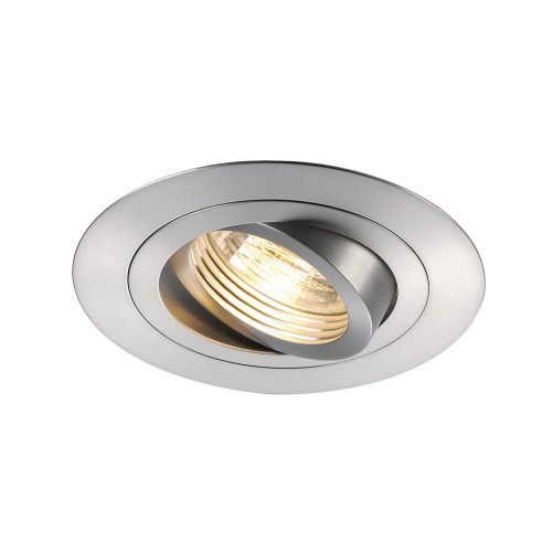 SLV NEW TRIA XL ROUND GU10 downlight, geborsteld aluminium, max. 50 W, inc - Slv 113446 1 h rgb - 20028491