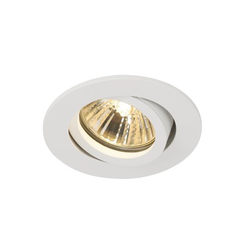 SLV NEW TRIA 68 GU10 ROUND, downlight, mat wit, max. 50 W, incl. spiraalve - Slv 113461 1 h rgb - 20028496