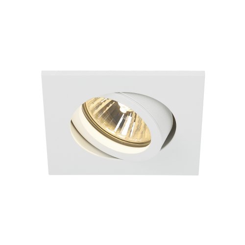 SLV NEW TRIA 68 GU10 SQUARE downlight, mat wit, max. 50 W, incl. spiraalve - Slv 113471 1 h rgb - 20028499
