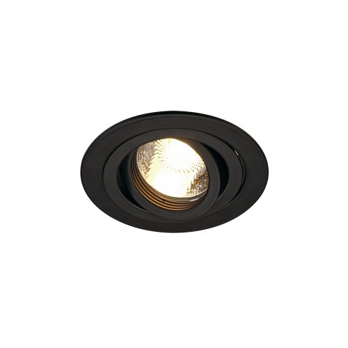 SLV NEW TRIA GU10 ROUND downlight, mat zwart, max. 50 W, incl. spiraalveer - Slv 113490 1 h rgb - 20028502