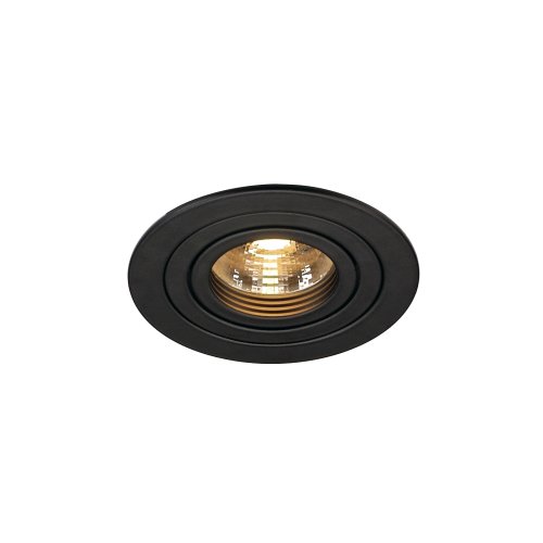 SLV NEW TRIA GU10 ROUND downlight, mat zwart, max. 50 W, incl. spiraalveer - Slv 113490 3 rgb - 20028502