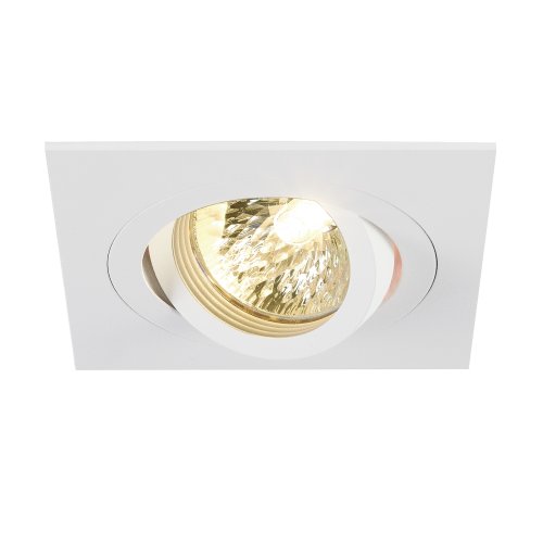 SLV NEW TRIA I MR16 downlight, vierkant, mat wit, max. 50 W, incl. spiraal - Slv 113501 3 rgb - 20208421