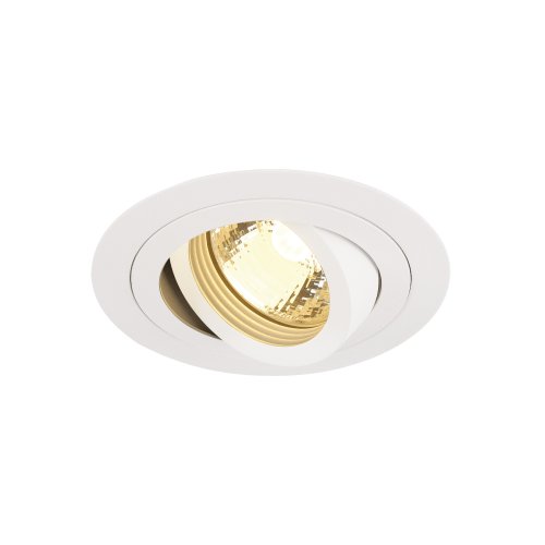 SLV NEW TRIA GU10 ROUND downlight, mat wit, max. 50 W, incl. spiraalveerkl - Slv 113510 1 h rgb - 20028507