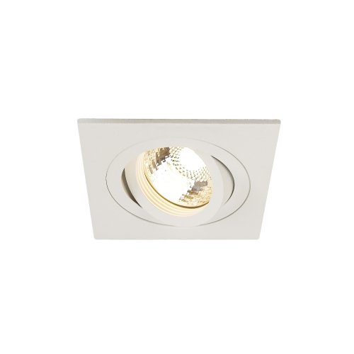 SLV NEW TRIA I GU10 downlight, vierkant, mat wit, max. 50 W, incl. spiraal - Slv 113511 1 h rgb - 20028508