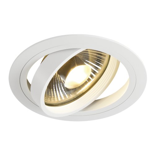 SLV NEW TRIA ES111 downlight, rond , mat wit, max. 75 W, incl. klemveren - Slv 113540 1 h rgb - 20028510