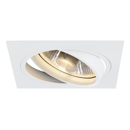 SLV NEW TRIA I ES111 downlight, vierkant, mat wit, max. 75 W, incl. klemve - Slv 113541 1 h rgb - 20028511