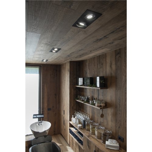 SLV NEW TRIA ES111 SQUARE inbouwarmatuur, zwart, GU10, max. 2x75 W, incl.  - Slv 113840 a1 h rgb - 20208422