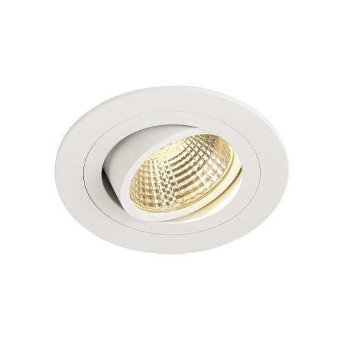 SLV NEW TRIA LED DL ROUND Set, downlight, mat wit, 6 W, 38&deg;, 2700 K, incl. - Slv 113871 1 h rgb - 20208425