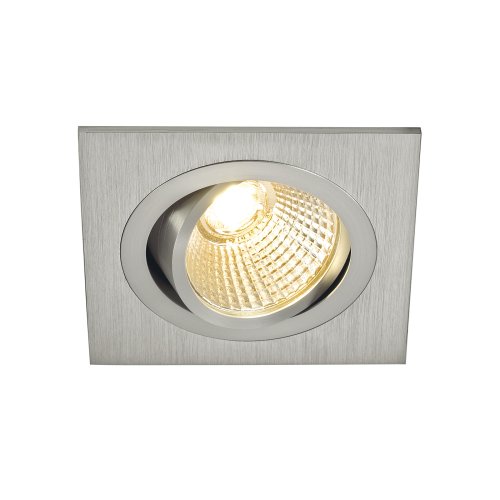SLV NEW TRIA LED DL SQUARE Set, downlight, geborsteld aluminium, 6 W, 38&deg;, - Slv 113886 1 h rgb - 20208427