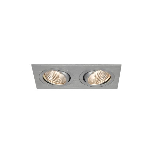 SLV NEW TRIA II LED DL SQUARE set, geborsteld aluminium, 2x6 W, 38&deg;, 2700  - Slv 113896 1 h rgb - 20028524