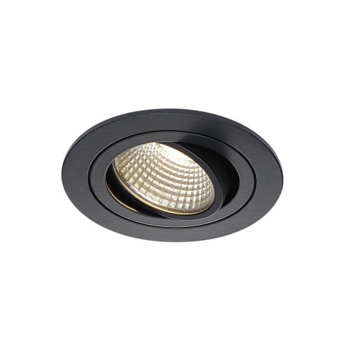 SLV NEW TRIA DL ROUND Set downlight, mat zwart, 9 W, 38&deg; , 3000 K, incl. D - Slv 113900 1 h rgb - 20028525