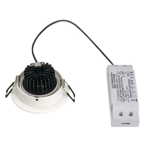SLV NEW TRIA LED DL ROUND Set, downlight, mat wit, 8W, 38&deg;, 3000 K, incl.  - Slv 113901 2 rgb - 20208430