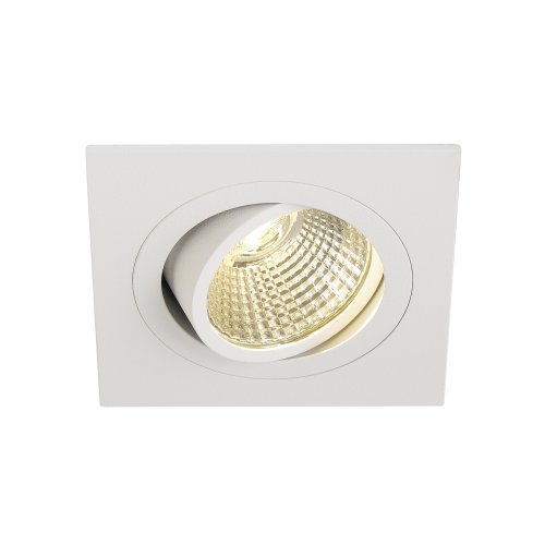 SLV NEW TRIA LED DL SQUARE Set, downlight, mat wit, 6 W, 38&deg;, 3000 K, incl - Slv 113911 1 h rgb - 20208431
