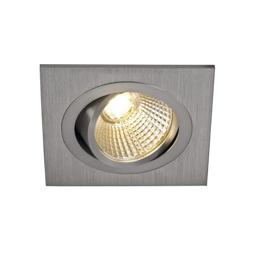 SLV NEW TRIA LED DL SQUARE Set, downlight, geborsteld aluminium, 6 W, 38&deg;, - Slv 113916 1 h rgb - 20028530