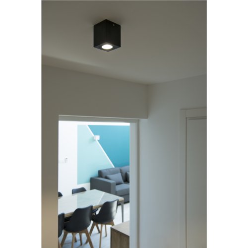 SLV TRILEDO SQUARE CL opbouwdownlight, mat zwart, led, 6 W, 38&deg;, 3000 k, i - Slv 113940 a1 h rgb - 20028536