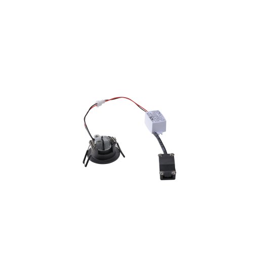 SLV NEW TRIA MINI DL ROUND Set downlight, mat zwart, 30&deg;, 3000 K, incl. dr - Slv 113970 2 rgb - 20028541
