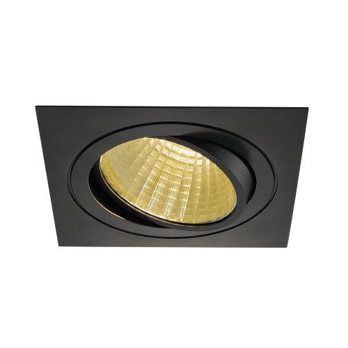 SLV NEW TRIA LED DL SQUARE Set, mat zwart, 25 W, 30&deg;, 2700 K, incl. driver - Slv 114280 1 h rgb - 20028548