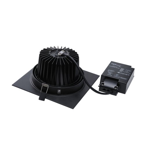 SLV NEW TRIA LED DL SQUARE Set, mat zwart, 25 W, 30&deg;, 2700 K, incl. driver - Slv 114280 2 rgb - 20028548