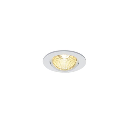 SLV NEW TRIA 68 LED DL ROUND Set, mat wit, 9 W, 38&deg;, 3000 K, incl. driver - Slv 114381 1 h rgb - 20028551