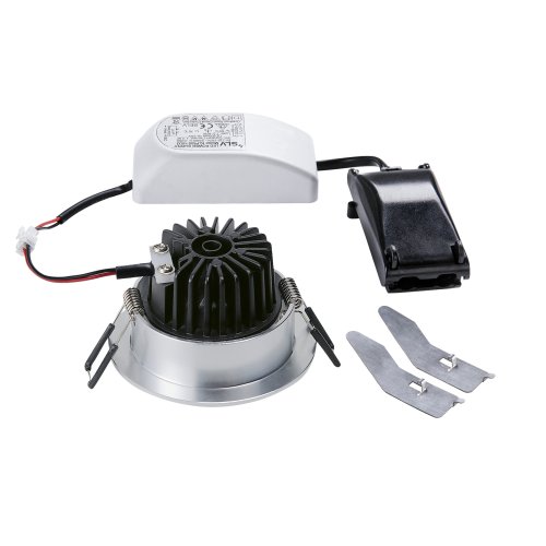 SLV NEW TRIA 68 LED DL ROUND Set, geborsteld aluminium, 9 W, 38&deg; , 3000 K, - Slv 114386 2 rgb - 20028552