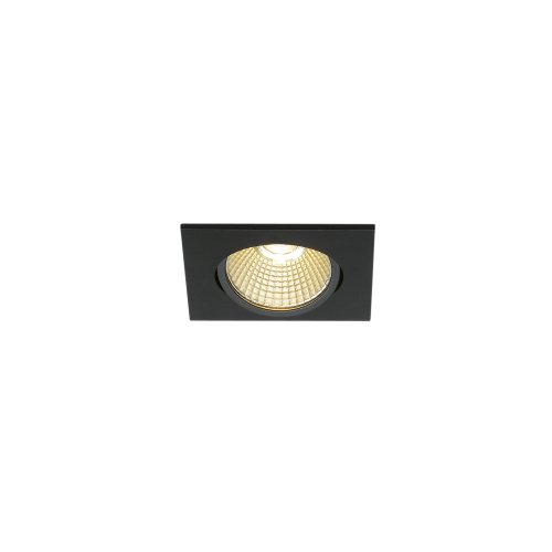 SLV NEW TRIA 68 LED DL SQUARE Set, mat zwart, 9 W, 38&deg;, 3000 K, incl. driv - Slv 114390 1 h rgb - 20028553