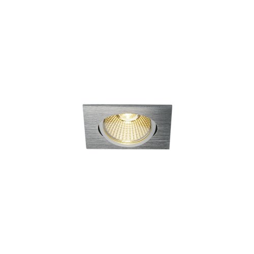 SLV NEW TRIA 68 LED DL SQUARE Set, geborsteld aluminium, 9 W, 38&deg;, 3000 K, - Slv 114396 1 h rgb - 20028555