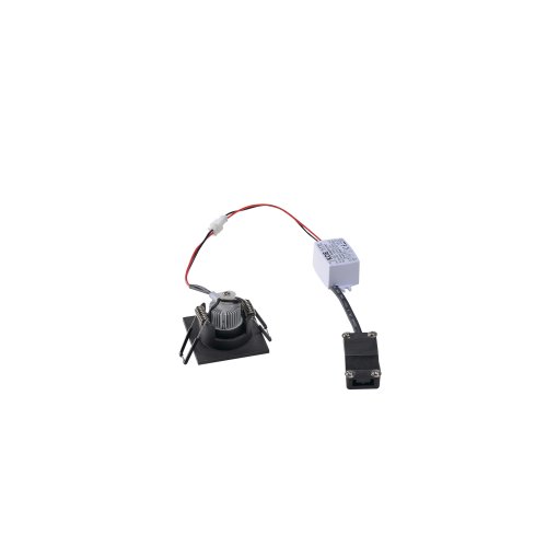 SLV NEW TRIA MINI DL SQUARE Set, mat zwart, 30&deg;, 3000 K, incl. driver, kle - Slv 114400 2 rgb - 20028556