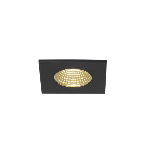 SLV PATTA-I, plafondinbouwlamp, rechthoekig, mat zwart, 38&deg;, 3000 k, incl. - Slv 114430 1 h rgb - 20028560