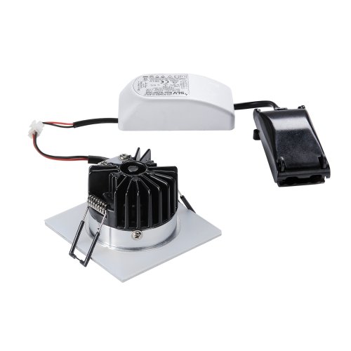 SLV PATTA-I, plafondinbouwlamp, rechthoekig, geborsteld aluminium, 38&deg;, 30 - Slv 114436 2 rgb - 20028562