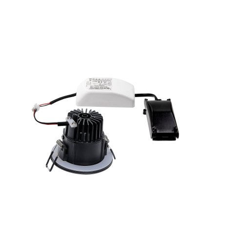 SLV PATTA-F, plafondinbouwlamp, rond, mat zwart, 38&deg;, 3000 k, incl. driver - Slv 114440 2 rgb - 20028563
