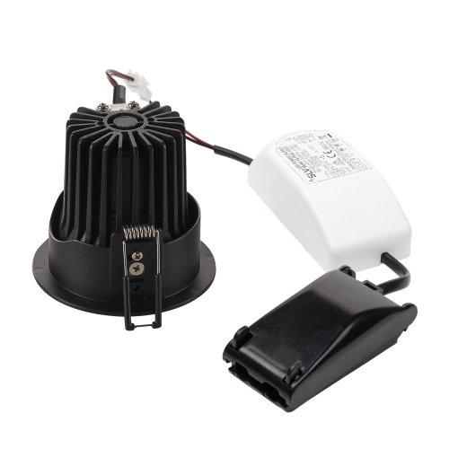 SLV H-LIGHT OVAL HOLE, mat zwart, 12 W, 20&deg;, 2700 K, incl. driver, spiraal - Slv 114490 2 rgb - 20028572