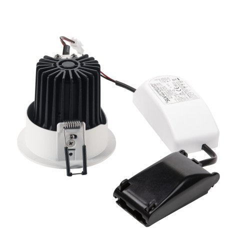 SLV H-LIGHT OVAL HOLE, mat wit, 12 W, 20&deg;, 2700 K, incl. driver, spiraalve - Slv 114491 2 rgb - 20208441