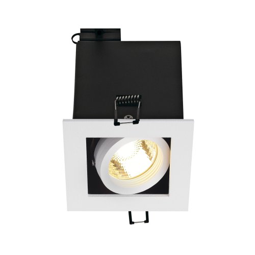 SLV KADUX 1 GU10 DOWNLIGHT, vierkant, mat wit, max. 50 W - Slv 115511 2 rgb - 20208442
