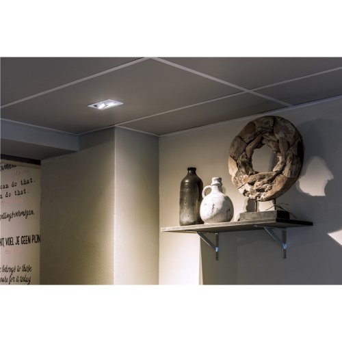 SLV KADUX 2 GU10 DOWNLIGHT, vierkant, mat wit, max. 2x50 W - Slv 115521 a1 rgb - 20208443