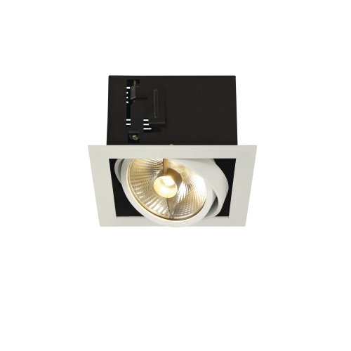 SLV KADUX 1 ES111 DOWNLIGHT, vierkant, mat wit, max. 75 W - Slv 115541 1 h rgb - 20208445