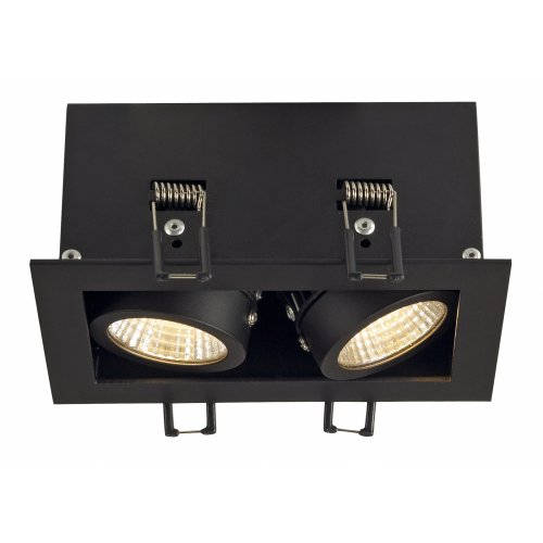 SLV KADUX LED DL-set, mat zwart, 2x9 W, 38&deg;, 3000 K, incl. driver - Slv 115710 1 h rgb - 20028586