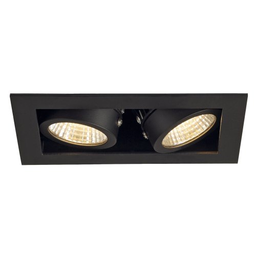 SLV KADUX LED DL-set, mat zwart, 2x9 W, 38&deg;, 3000 K, incl. driver - Slv 115710 3 rgb - 20028586