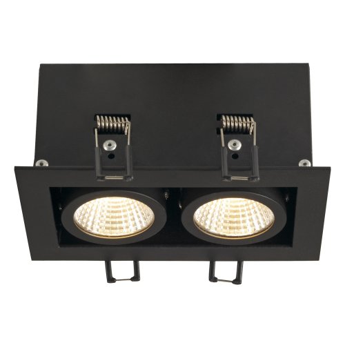 SLV KADUX LED DL-set, mat zwart, 2x9 W, 38&deg;, 3000 K, incl. driver - Slv 115710 4 rgb - 20028586