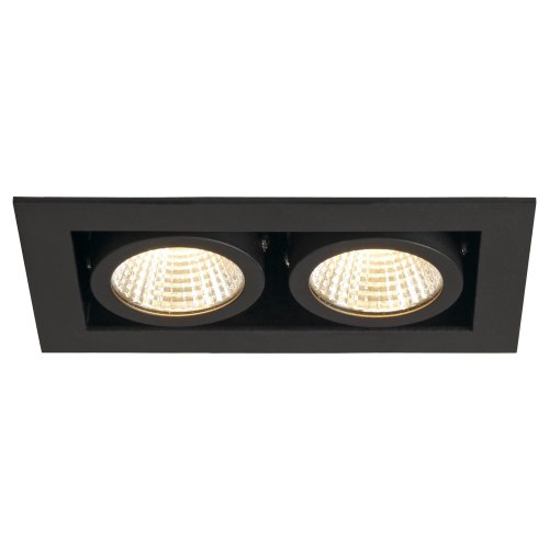 SLV KADUX LED DL-set, mat zwart, 2x9 W, 38&deg;, 3000 K, incl. driver - Slv 115710 5 rgb - 20028586