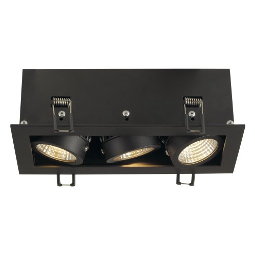SLV KADUX LED DL-set, mat zwart, 3x9 W, 38&deg;, 3000 K, incl. driver - Slv 115720 1 h rgb - 20028588
