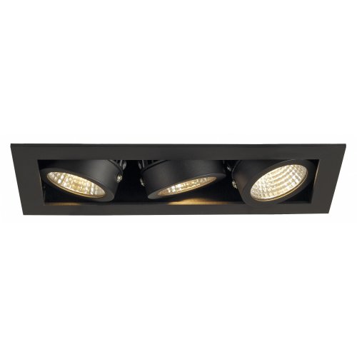 SLV KADUX LED DL-set, mat zwart, 3x9 W, 38&deg;, 3000 K, incl. driver - Slv 115720 3 rgb - 20028588
