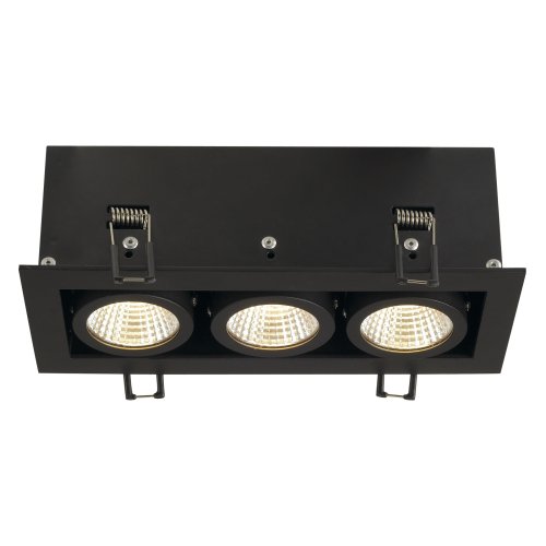 SLV KADUX LED DL-set, mat zwart, 3x9 W, 38&deg;, 3000 K, incl. driver - Slv 115720 4 rgb - 20028588