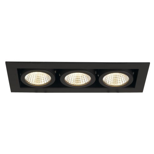 SLV KADUX LED DL-set, mat zwart, 3x9 W, 38&deg;, 3000 K, incl. driver - Slv 115720 5 rgb - 20028588
